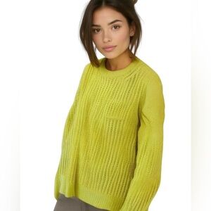American Eagle Outfitters Lime Green Sweater
